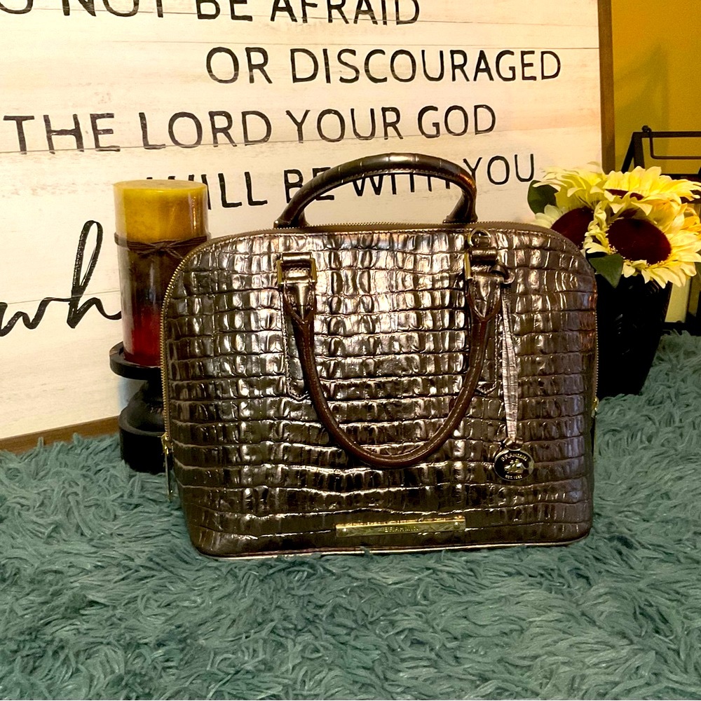 Used Brahmin! Like New! Metallic Color!! - Picture 5 of 10